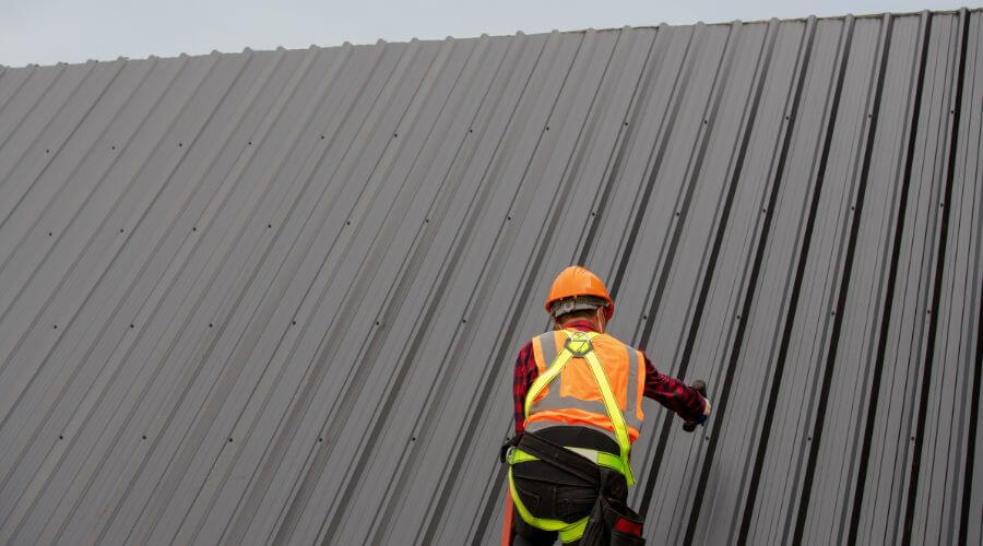 Professional metal roof installation in New Plymouth, OH